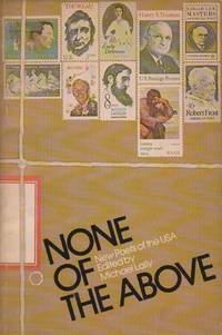 NONE OF THE ABOVE: New Poets of the USA by LALLY, Michael (Editor) - (1976)