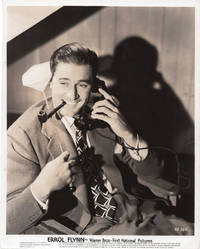 Two original keybook photographs of Errol Flynn, circa 1940s