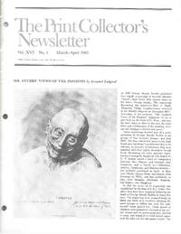 "Print Collector's Newsletter: Vol. XVI, No.1, March-April 1985"