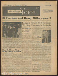 THE VILLAGE VOICE; A Newspaper Of Greenwich Village - 