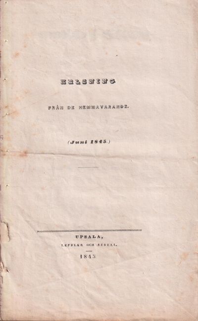 Helsning från de hemmavarande (Juni 1845).