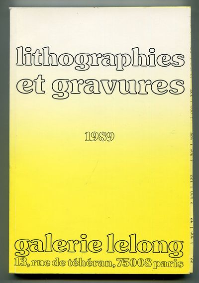 Lithograhies et Gravures 1989