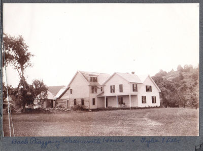 [Brownfield and Hiram, Maine Area Photo Album; Wadsworth and Clemons families.]
