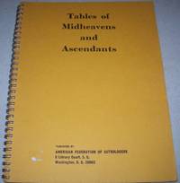 Tables of Midheavens, Ascendants and Sidereal Time