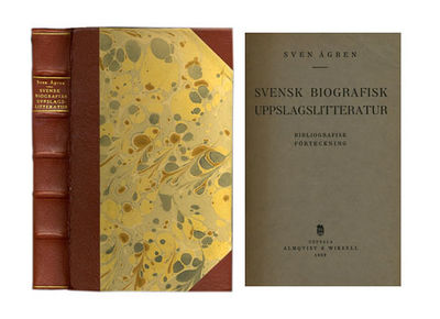 Svensk biografisk uppslagslitteratur.…