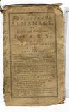 THE NEW-ENGLAND ALMANACK, OR LADY'S AND GENTLEMAN'S DIARY, FOR THE YEAR OF OUR LORD CHRIST 1777