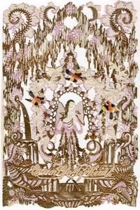 Queen of My Heart - Elaborate Gilt Enhanced Lace Paper