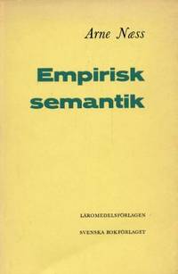 Empirisk semantik. Med förord av Anders Wedberg.