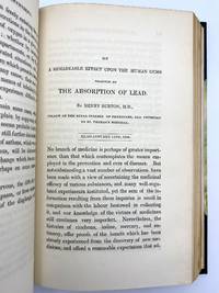 "On a remarkable effect upon the human gums produced by the absorption of lead." In: Medico-Chirurgical Transactions Volume 23