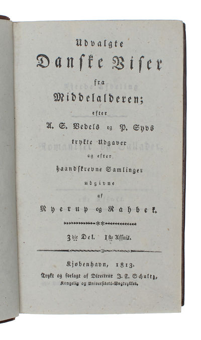 Udvalgte Danske Viser fra Middelalderen; efter A.S. Vedels og P. Syvs trykte Udgaver og efter haandskrevne Samlinger. (photo 4)