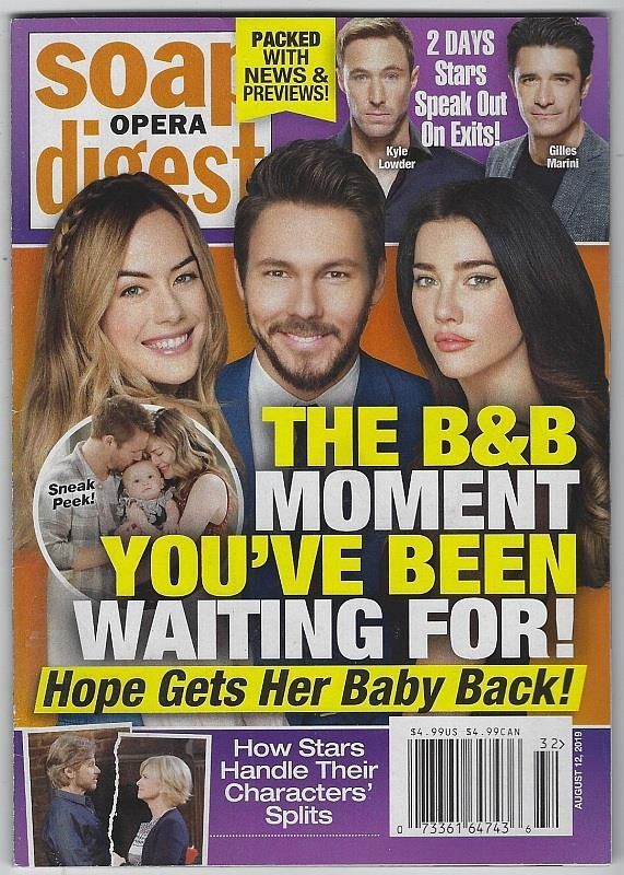 SOAP OPERA DIGEST AUGUST 12, 2019