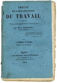 Précis de l'Organisation du Travail, Extrait de "L'Organisation du Travail et l'Association