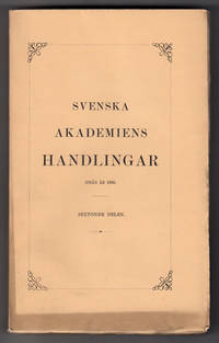 Svenska Akademiens Handlingar ifrån år 1886.…