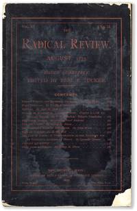 System of Economical Contradictions: or, the Philosophy of Poverty (Part 1)" [in] The Radical Review, Vol. 1, no 2 (August, 1877)