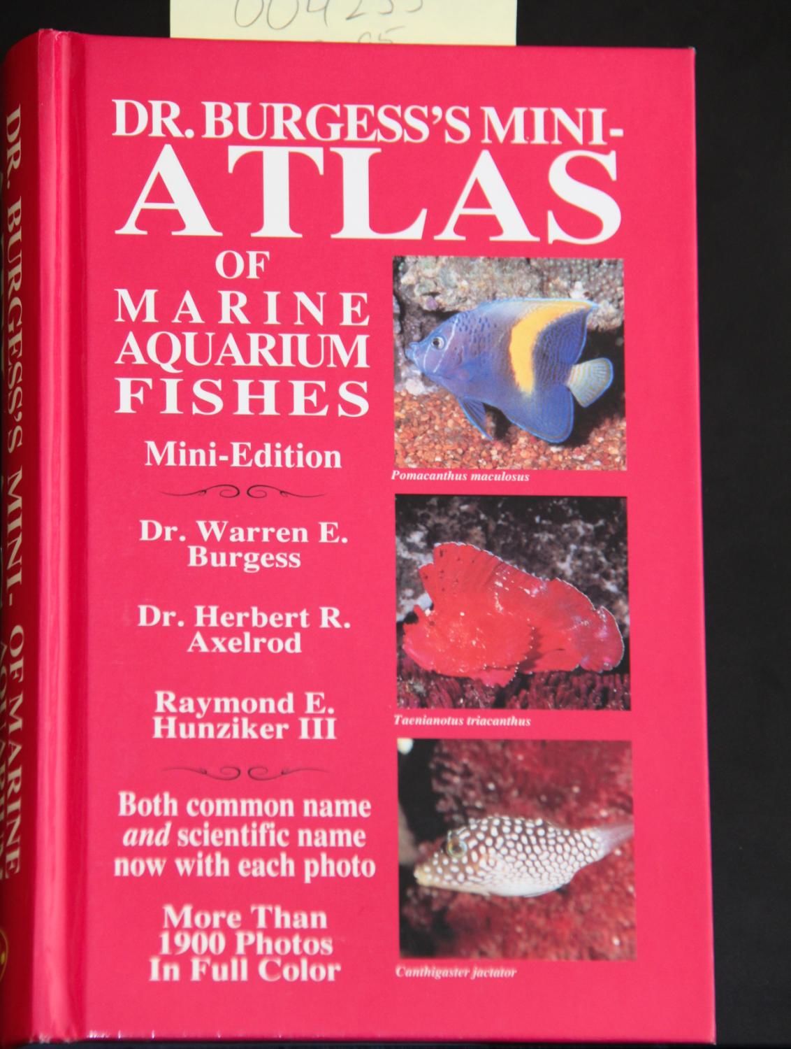 Dr. Burgess' Mini Marine Atlas by Burgess, W. E.; Burgess, Warren