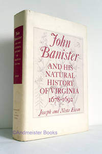 image of John Banister and His Natural History of Virginia 1678-1692