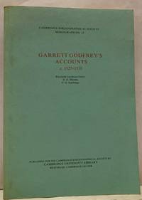 image of Garrett Godfrey's Accounts c.1527-1533; Cambridge Bibliographical Society Monograph No.12
