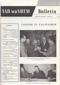 YAD VASHEM BULLETIN, NO 1-10: 1957-1961