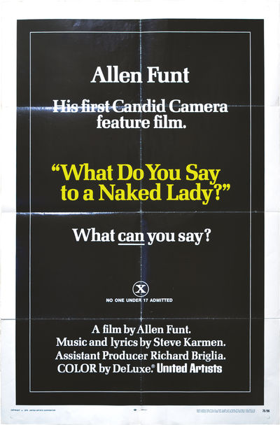 What Do You Say to a Naked Lady (Original poster for the 1970 film)