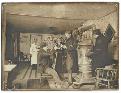 [Vernacular photograph – Tavern interior]