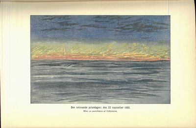 Fram öfver Polarhafvet. Den norska Polarfärden 1893-96 af ... med ett tillägg af Otto Sverdrup. Bemyndigad öfversättning från norskan under tilsyn af A. G. Nathorst. Förra delen med 124 illustratrtioner och 3 kartor. Senare delen med 109 illustrationer och 1 karta. Bind I-II. (photo 4)