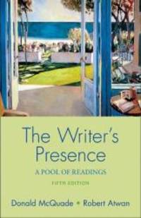 image of The Writer's Presence: A Pool of Readings