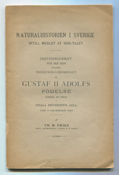 Naturalhistorien i Sverige intill medlet af…