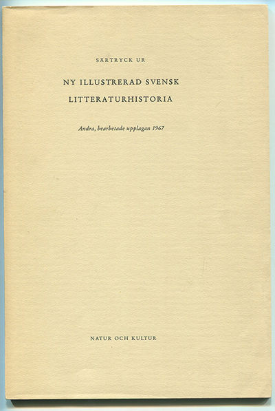 Bellman och Wallenberg. Särtryck ur Ny…
