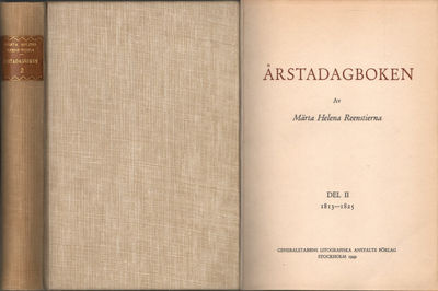 ÅRSTADAGBOKEN. DEL II 1813-1825.