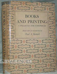image of BOOKS AND PRINTING, A TREASURY FOR TYPOPHILES
