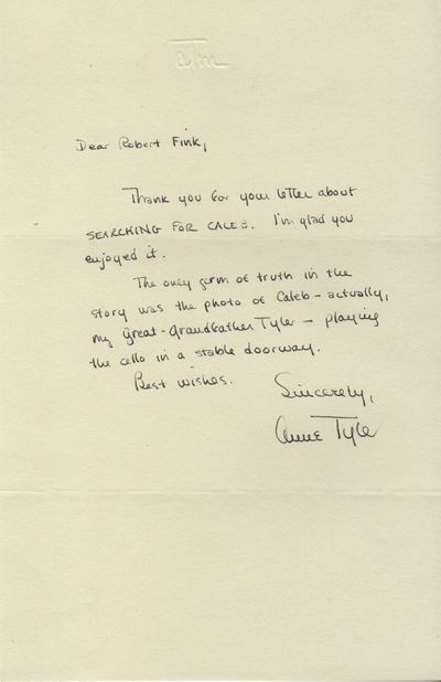Autographed Note Signed Sent to a Fan