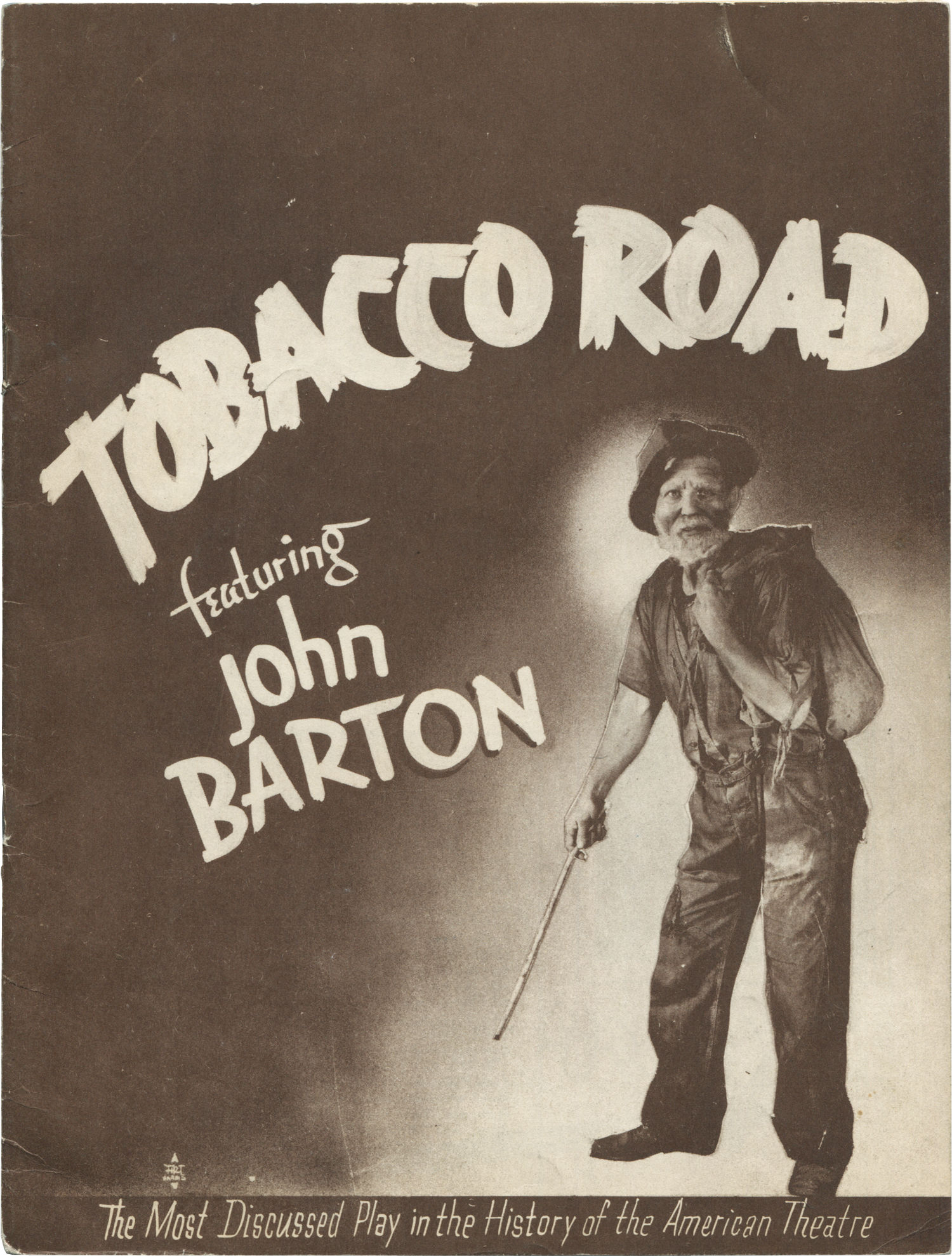 who wrote the novel tobacco road Tobacco Road (Original 1938 program for the 1933 play)