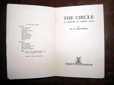 The circle. A comedy in three acts