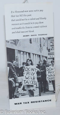 image of War tax resistance