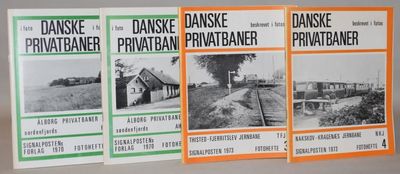 Danske privatbaner - Fotohæfte 1-4.