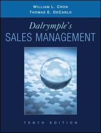 Dalrymple's Sales Management : Concepts and Cases