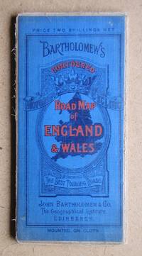 Bartholomew's Contoured Road Map of of England & Wales.