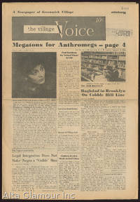 THE VILLAGE VOICE; A Newspaper Of Greenwich Village - 