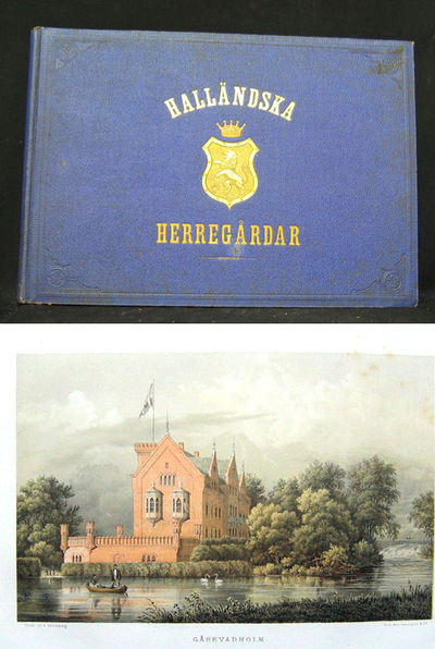 Halländska herregårdar. Tecknade af A.…