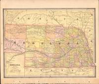 Nebraska - single page map from Cram's Unrivaled Family Atlas of the World, 14th edition