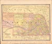 Nebraska - single page map from Cram's Unrivaled Family Atlas of the World, 14th edition