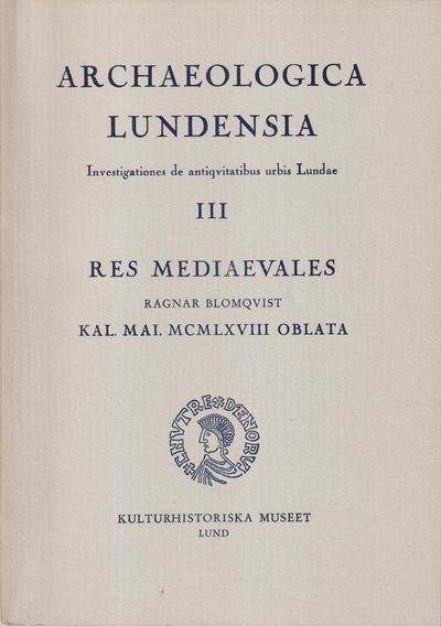Res mediaevales. Ragnar Blomqvist Kal. Mai.…