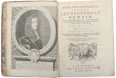 Essai Philosophique concernant L'Entendement Humain, ou l'on montre quelle est L'etendu de nos Connoissances certaines, et la Maniere don nous y parvenons. Trad.de L'Anglois par M.Coste. Sec.ed.revue, corrigée, & augmentée de quelque Additions ... (photo 2)