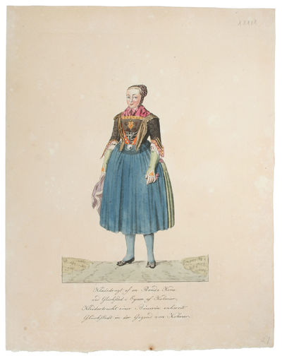 Danske Nationale Klædedragter - Dänische National Kleidertrachten. - [FIRST DANISH WORK ON NATIONAL COSTUMES] (photo 2)