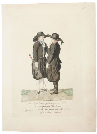 Danske Nationale Klædedragter - Dänische National Kleidertrachten. - [FIRST DANISH WORK ON NATIONAL COSTUMES] (photo 3)
