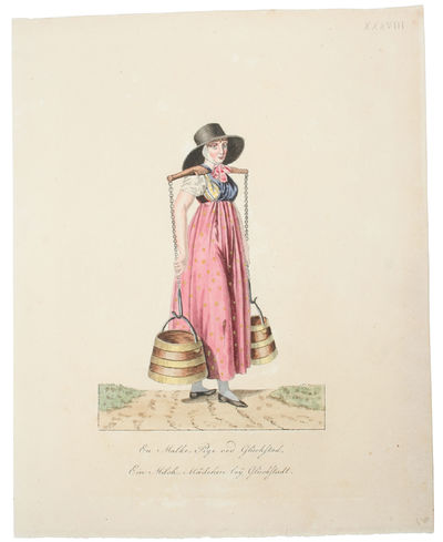 Danske Nationale Klædedragter - Dänische National Kleidertrachten. - [FIRST DANISH WORK ON NATIONAL COSTUMES] (photo 4)