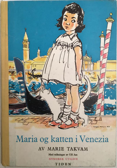 Maria og katten i Venezia. Teikningar av Ulf Aas