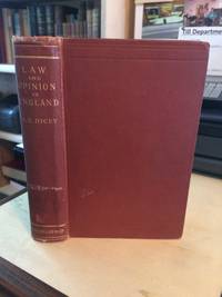 cover of Lectures on the relation between Law & Public Opinion in England, during the nineteenth century