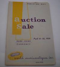 Auction Sale Rare Coins and Currency, April 21-22, 1959 by N/A - Paperback - 1959 - from Easy Chair Books (SKU: 178883)