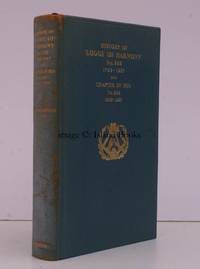 History of Lodge of Harmony. No. 255 1785-1937 and Chapter of Iris No. 255 1807-1937. 150 COPIES WERE PRINTED